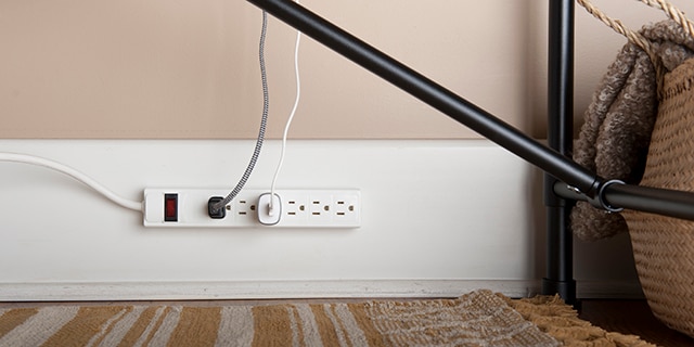 電源タップの収納